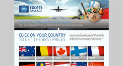 Desktop Screenshot of excessbaggage.com.au